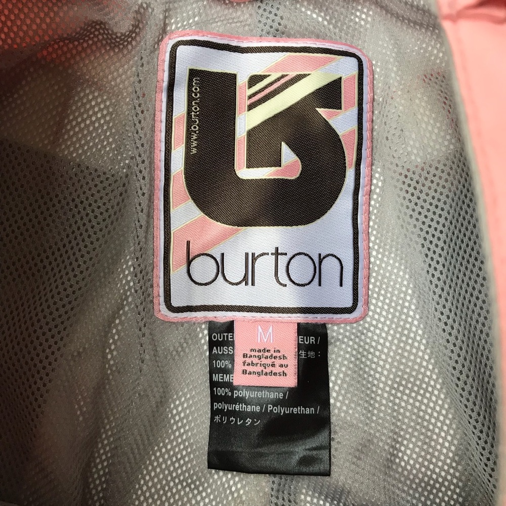 Woman’s Burton Pink Ski/Snow Pants Size Medium - Picture 4 of 8